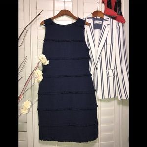 👑J Crew - NEW Fringe Tweed sleeveless Dress👑